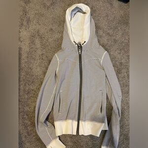 Lululemon Striped Hooded Athletic Jacket